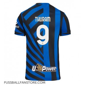 Inter Milan Marcus Thuram #9 Replik Heimtrikot 2024-25 Kurzarm